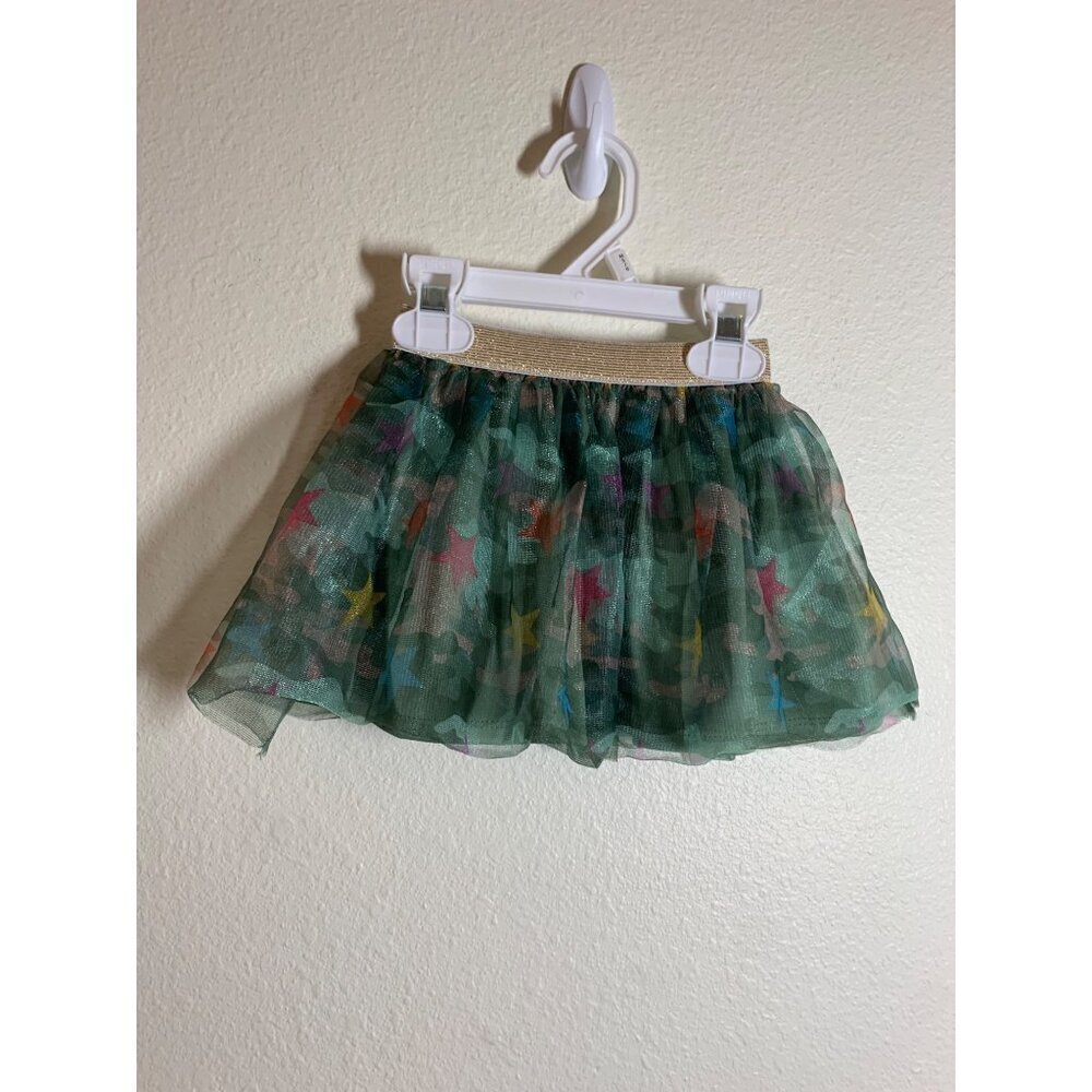 NWOT Star Wars Baby Girls Sparkle Tutu Skirt Green Size 12 Months Camouflage AD3